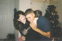 Cathy and Jason on Christmas in Vegas '99
